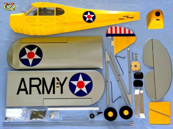 Piper J3 Cub (gelb) / 1620 mm